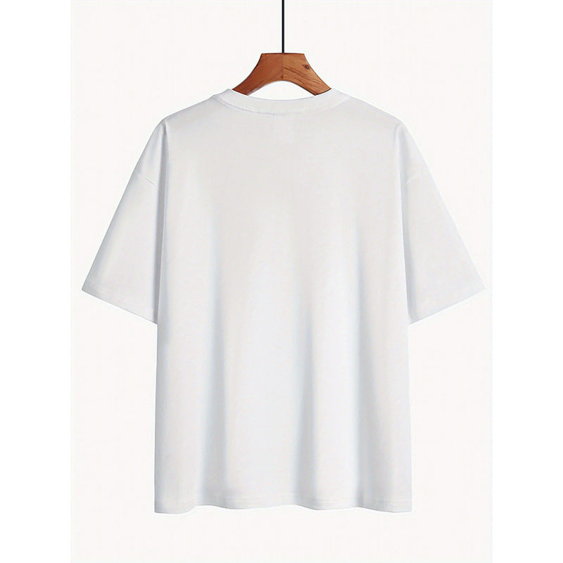 Dame T-shirt med floralt tryk Stilla