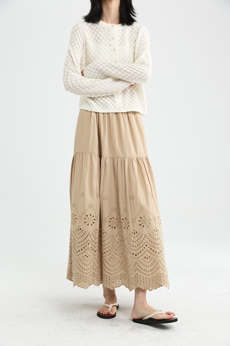 Femme Luftig Blomster-Solblomst Skirt Stilla
