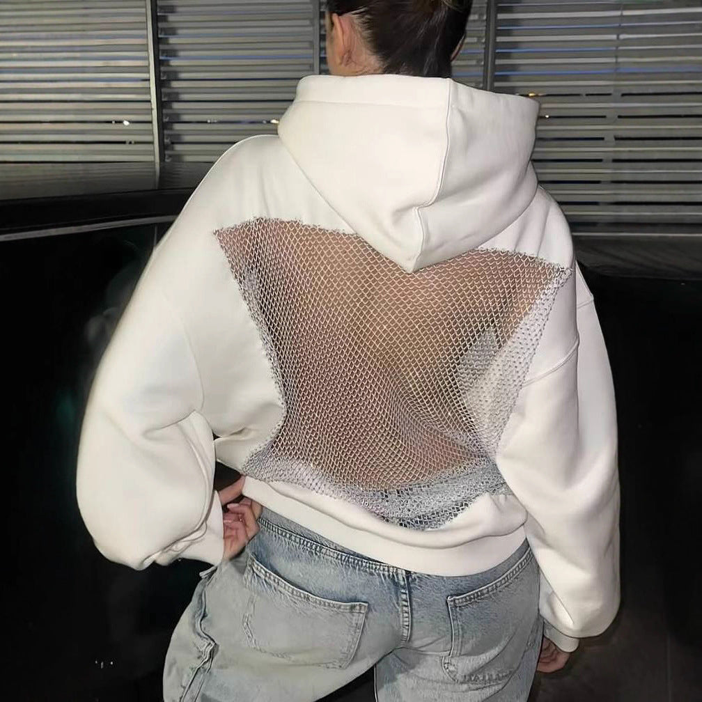 Women's Urban Hoodie with Mesh Details Stilla