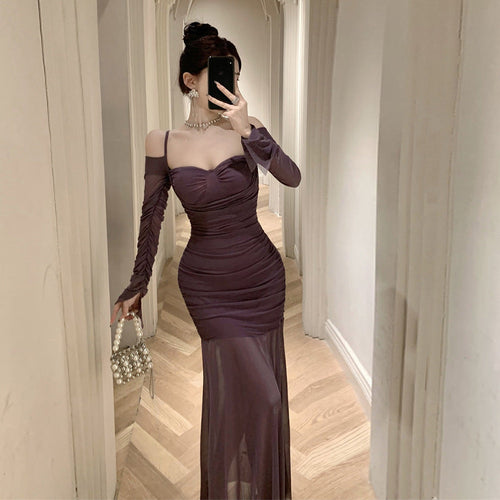 Stilla | Forførende Strapless Bodycon Havfruekjole