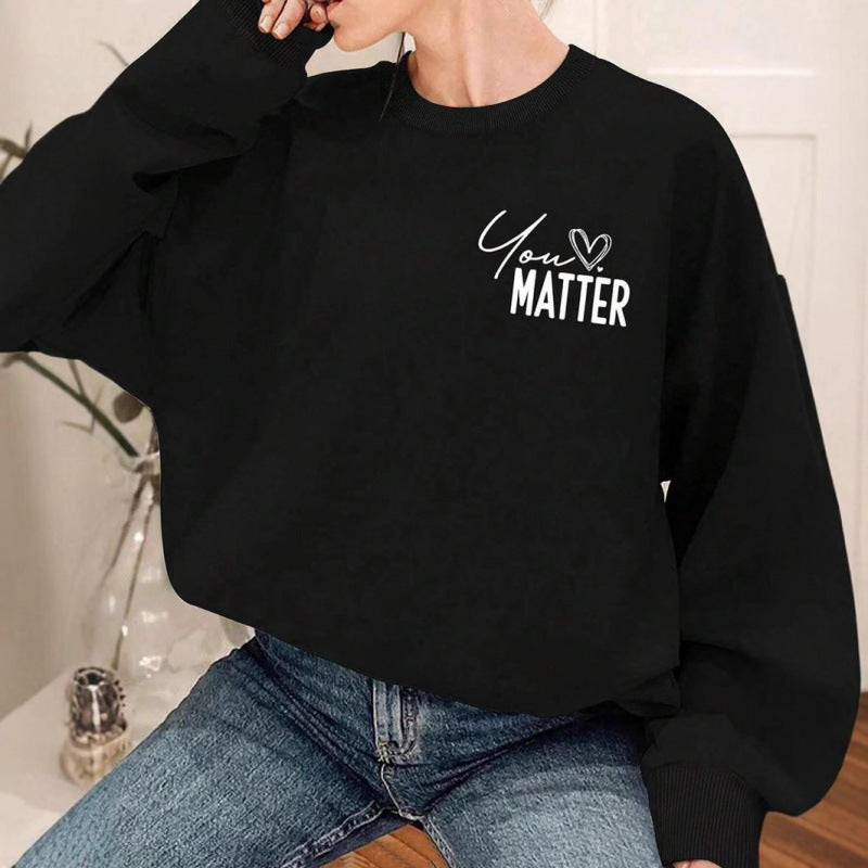 Kvinders sweatshirt med inspirerende design og afslappet pasform Stilla