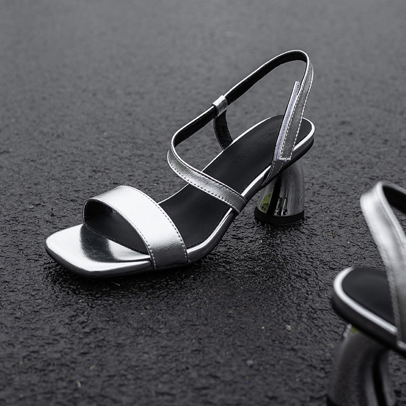 Femme Stilfulde Strappy Blokhæl Sandaler Stilla