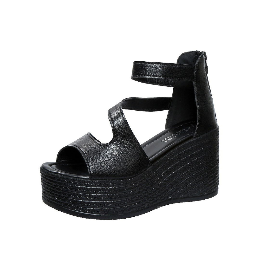 Dame Wedgesandaler med komfortabelt fodseng og elegant design Stilla