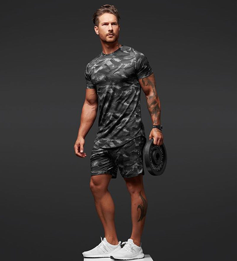 Herrer Sporty Korte Shorts med praktiske sidelommer og elastisk talje Stilla