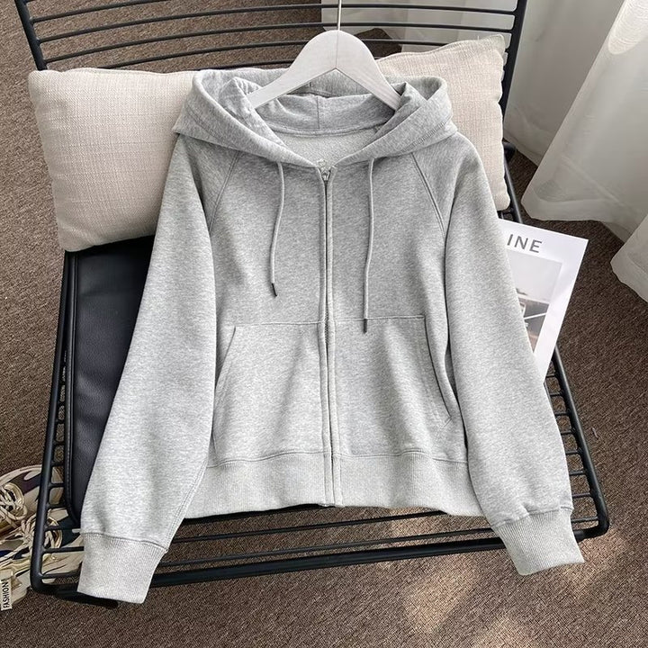 Damer casual hoodie jakke med sporty snit Stilla
