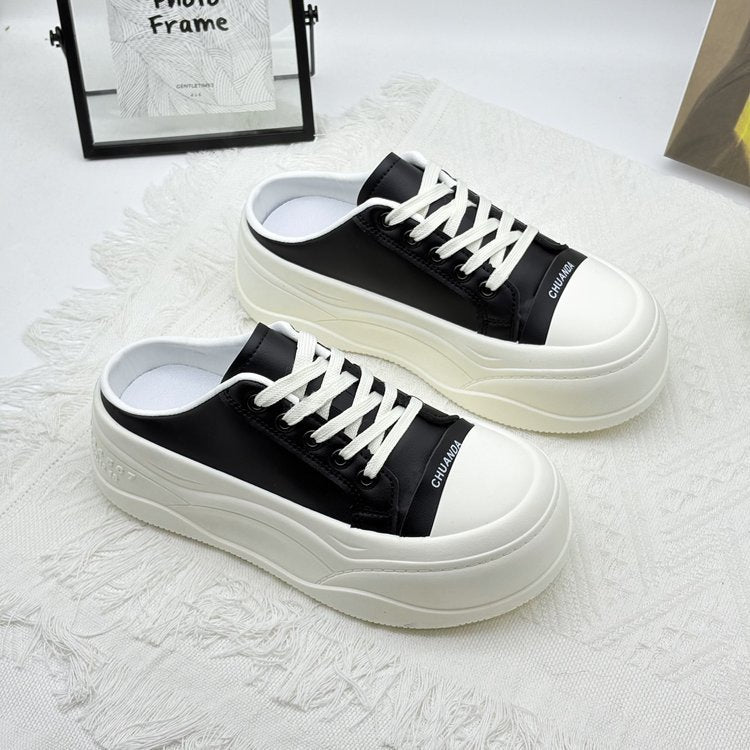 Dame Chunky Slip-On Sneakers med støddæmpende sål og åndbar overfladestruktur Stilla