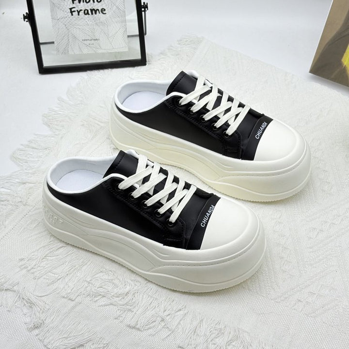Dame Chunky Slip-On Sneakers med støddæmpende sål og åndbar overfladestruktur Stilla