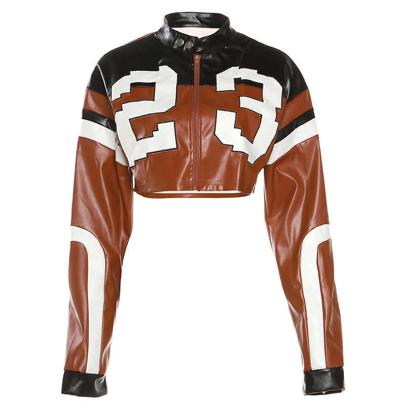 Damer cropped sportsjakke med kontrasterende designelementer Stilla