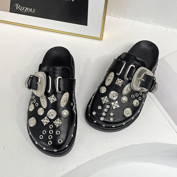 Dame mokasiner med trendy prydsten-design og luksuriøs komfort Stilla