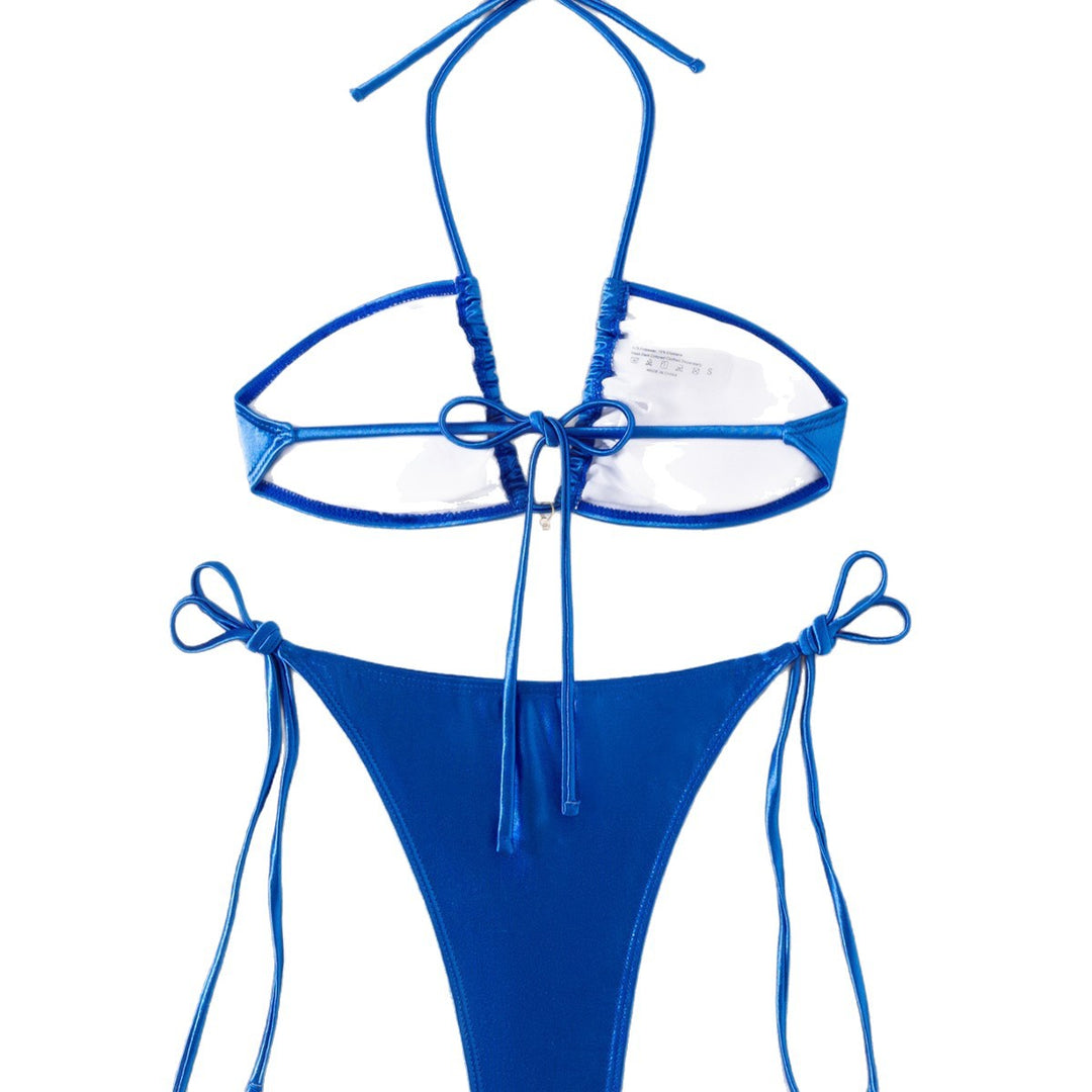 Dame bikini-sæt med triangle-top og justerbare trusser Stilla