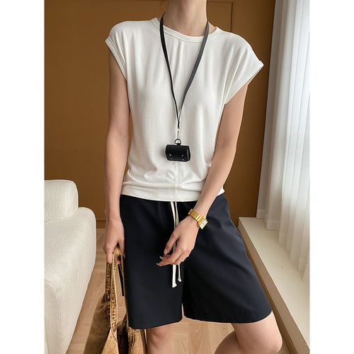 Kvinders elegante wrap midi kjole med transparente detaljer Stilla