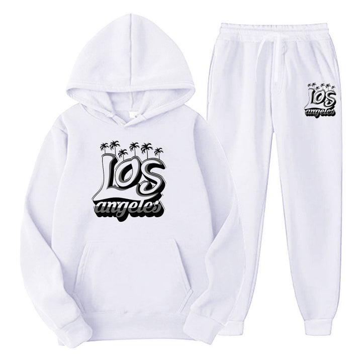 Kvindernes Sporty Hoodie og Joggingbukser Sæt Skovae