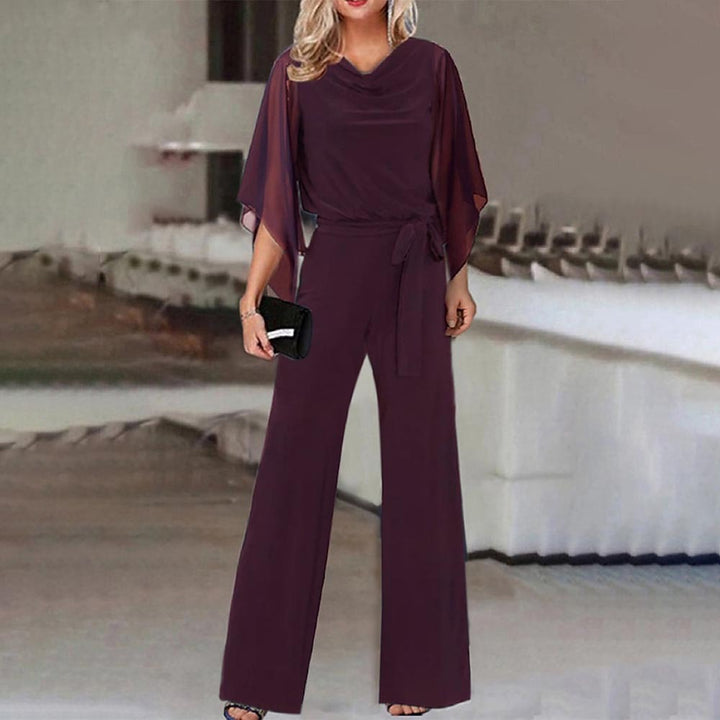 Dame Elegant Bredbenet Jumpsuit Stilla