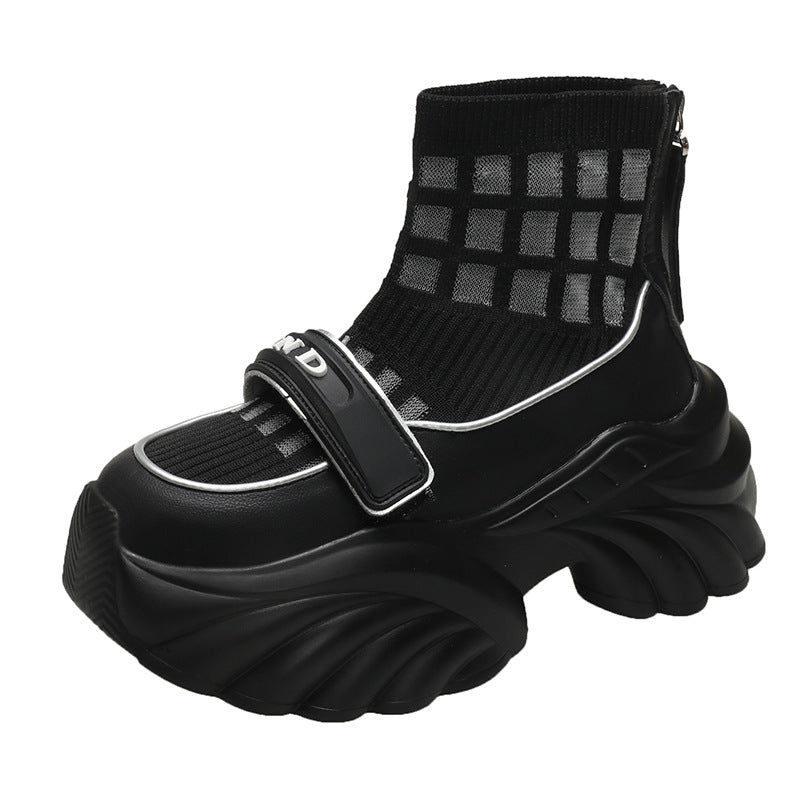 Dame Chunky Sneakersokksko med elastisk overdel og moderne oversized design Stilla