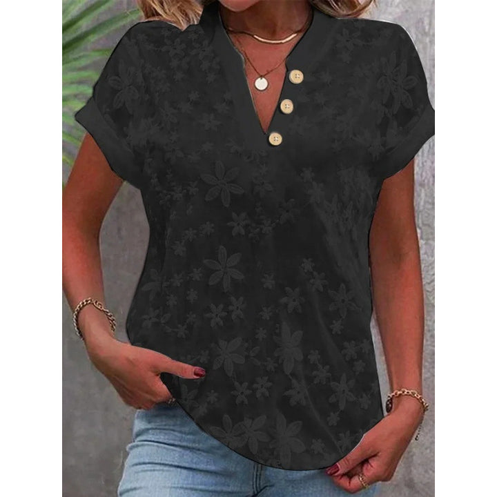 Damebluse med blomsterprint fra Stilla