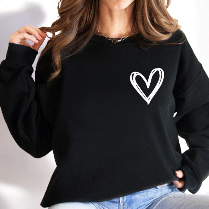 Stilla | Behagelig Pullover Med Hjertetryk