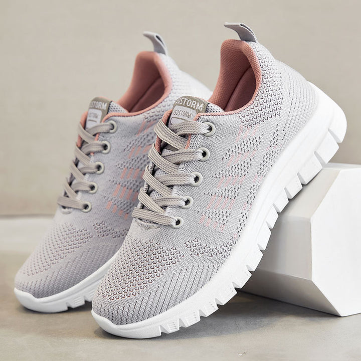Femme Højtydende Åndbare Løbesneakers med Polstret Support Stilla