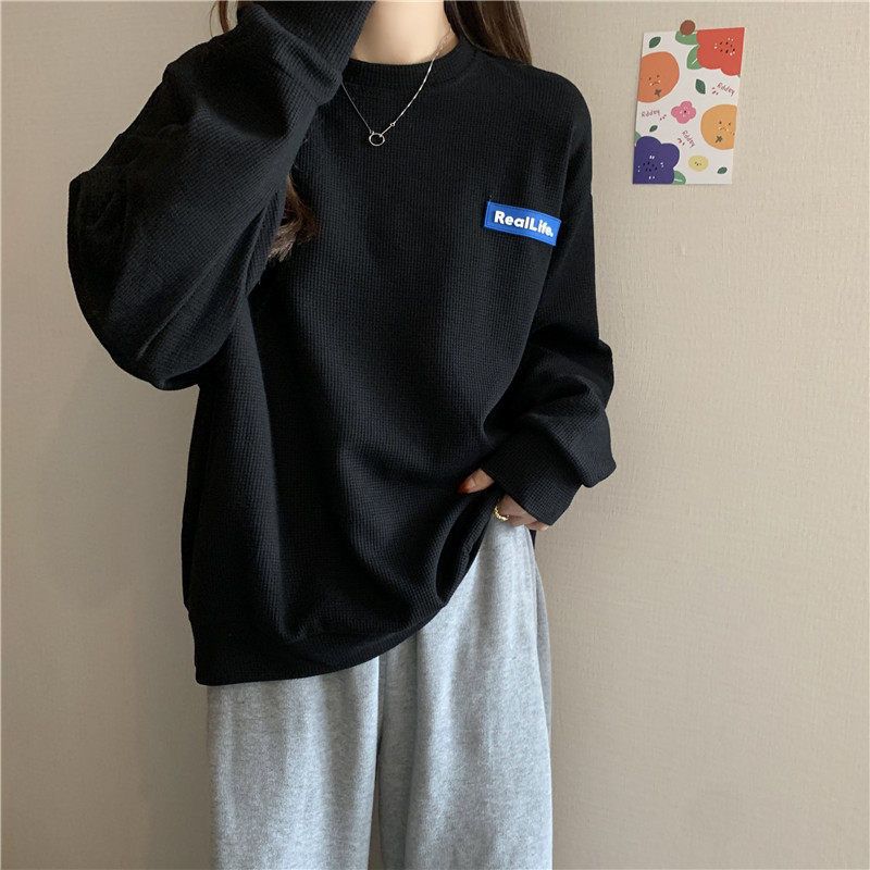 Femme Blødt Vaffelstrik Sweatshirt Stilla