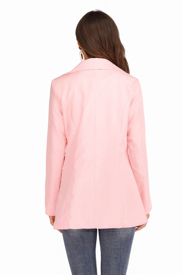 Dame Elegant Blazer med struktureret stof og praktiske lommer Stilla