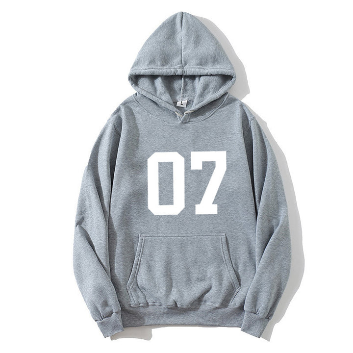 Dame hoodie med stort print Skovae