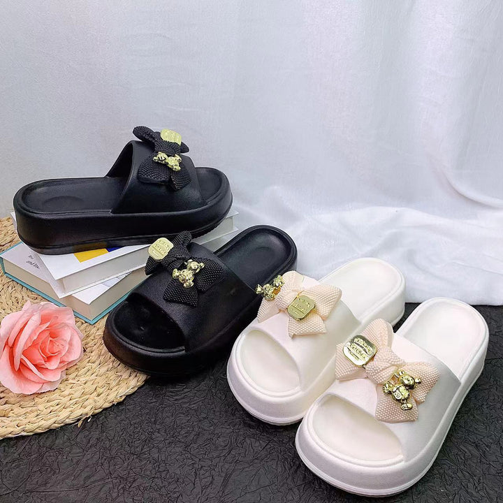 Dame Sjove og glamourøse Slippers med høj kvalitet Dekor Stilla