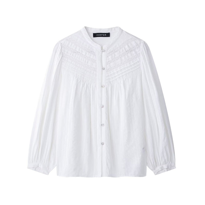 Femme Elegante Knap-Up Bluse Stilla