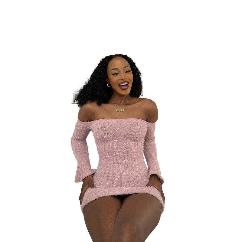 Dame Off-Shoulder Minikjole Skovae