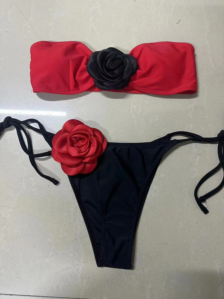 Dame Floral Smykket To-delt Bikini-Sæt Stilla