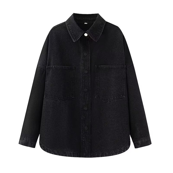 Femme Oversized Denim Utility Jakke Stilla