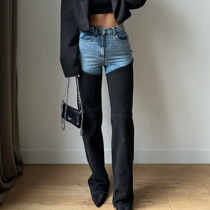 Dame Mode Jeans-Hybrid-Bukser Stilla
