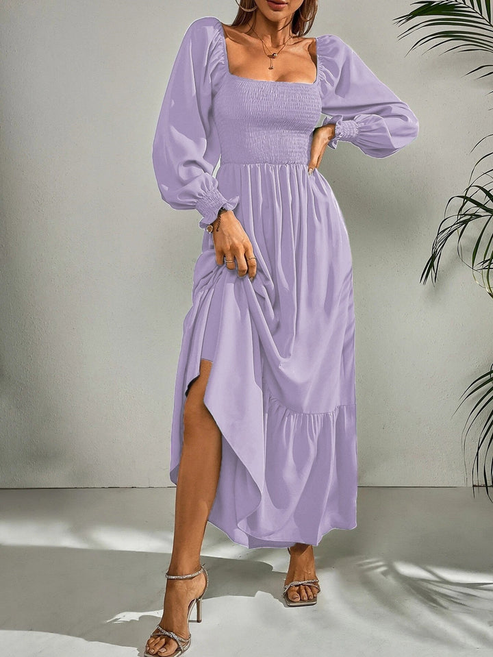Stilla | Ruffles taske Slim Fit Elegant pendlerkjole