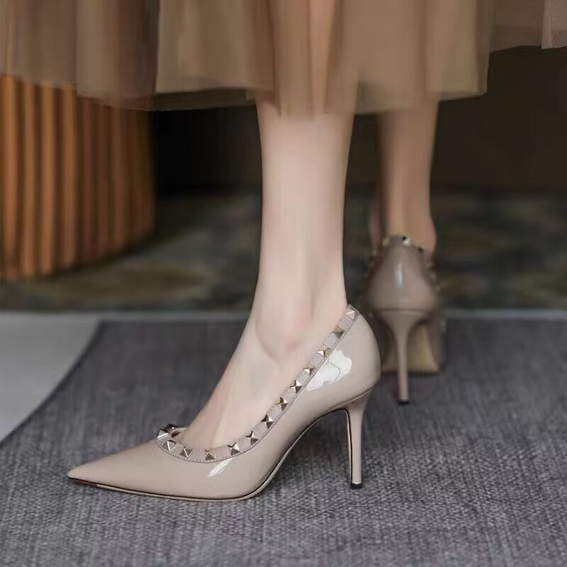 Femme Elegante Læderhæle Stilla