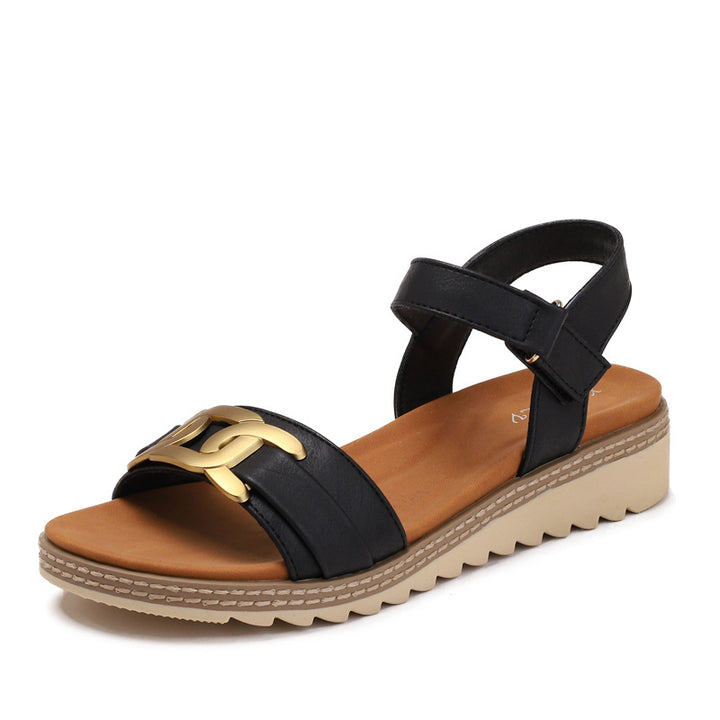 Dame Komfortable Sandaler med elegant Rem og moderne Spænder Stilla