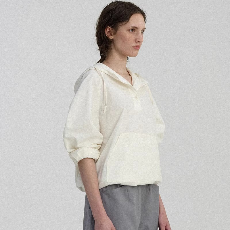 Kvinders casual hoodie bluse med innovativ skæring Stilla