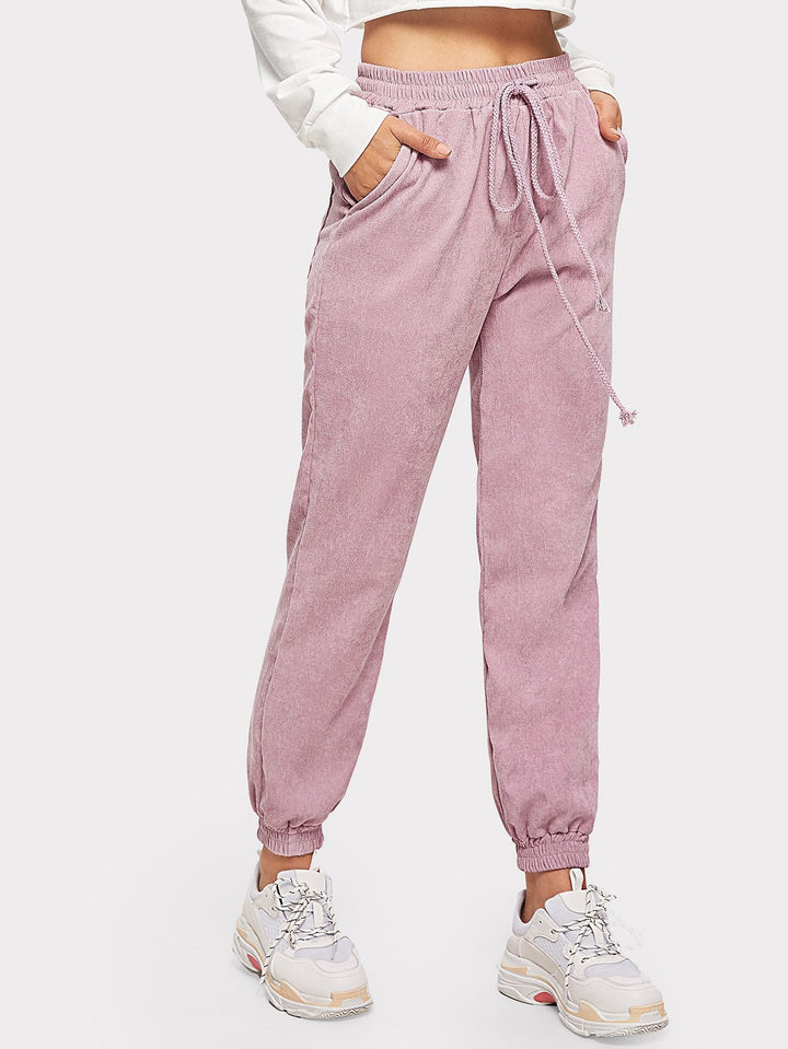 Kvinders sweatpants med elastisk talje og praktiske sidelommer Stilla