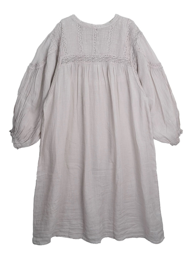 Femme Bohemian Lange Ærmer Maxi Kjole Stilla