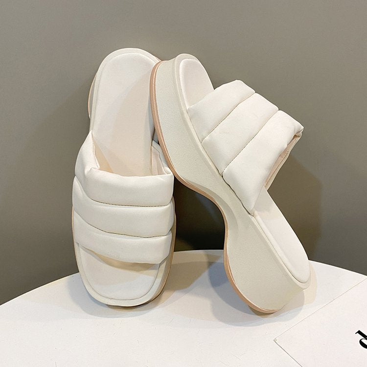 Dame Komfortable Plüsch-sandaler med ergonomisk design og skridsikker sål Stilla