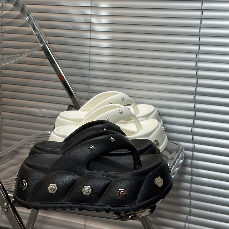 Dame Modiske Clogs med unikke Metalaccenter Stilla