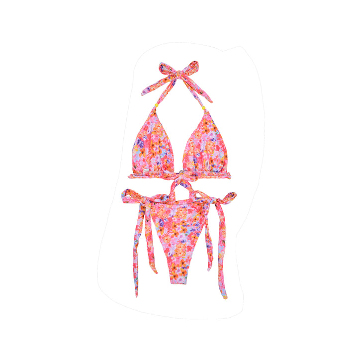 Femme Justerbar Triangle-Bikini-Sæt med iøjnefaldende mønstre Stilla