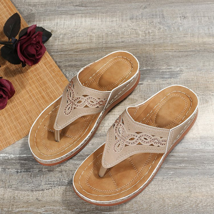 Dame Open-Toe Komfort Slide Sandaler Stilla
