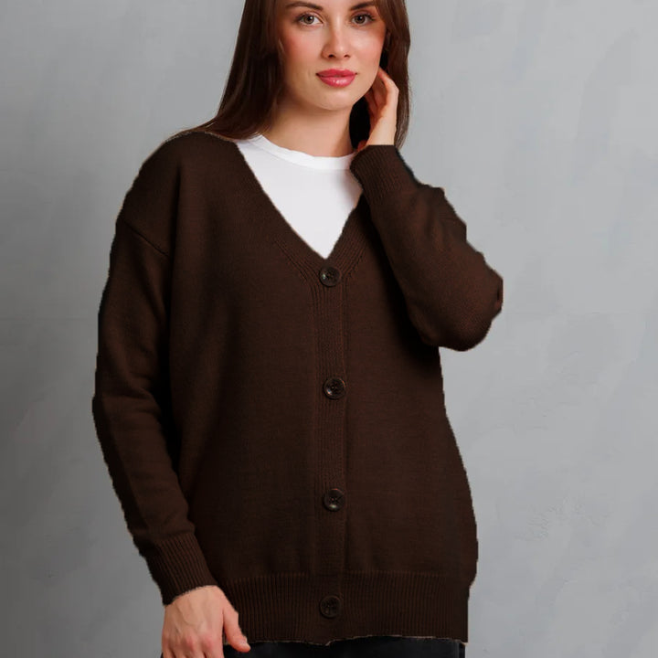 Femme Luksuriøs Blød Strik-Cardigan Stilla