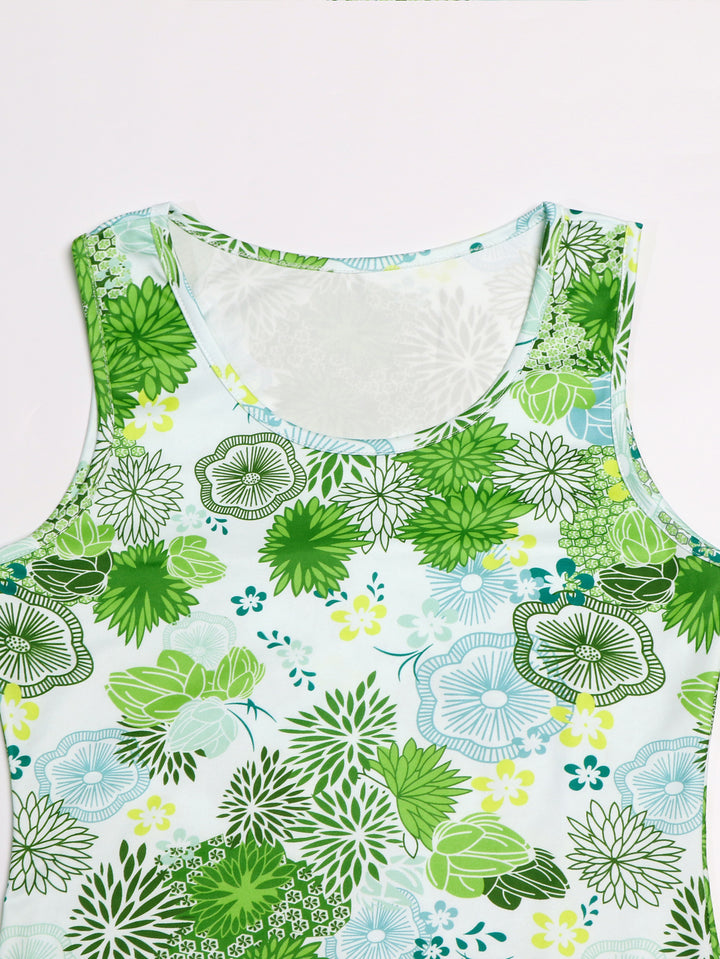Femme Floral Print Sommerkjole Stilla