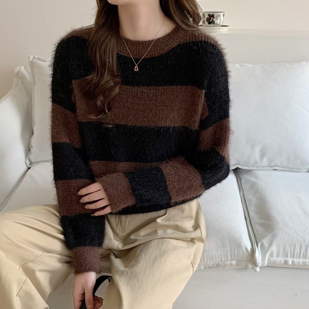 Kvinder stripe kram genser Stilla