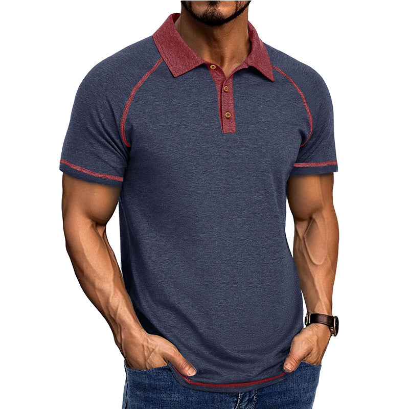 Herre Polo-Shirt med moderne krave Stilla