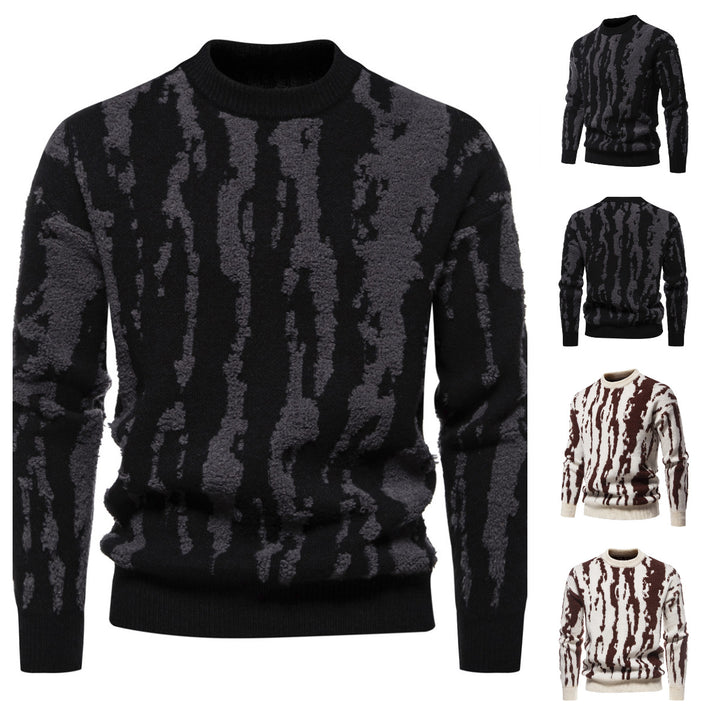 Herre Kunstnerisk Tekstureret Pullover Sweater Stilla