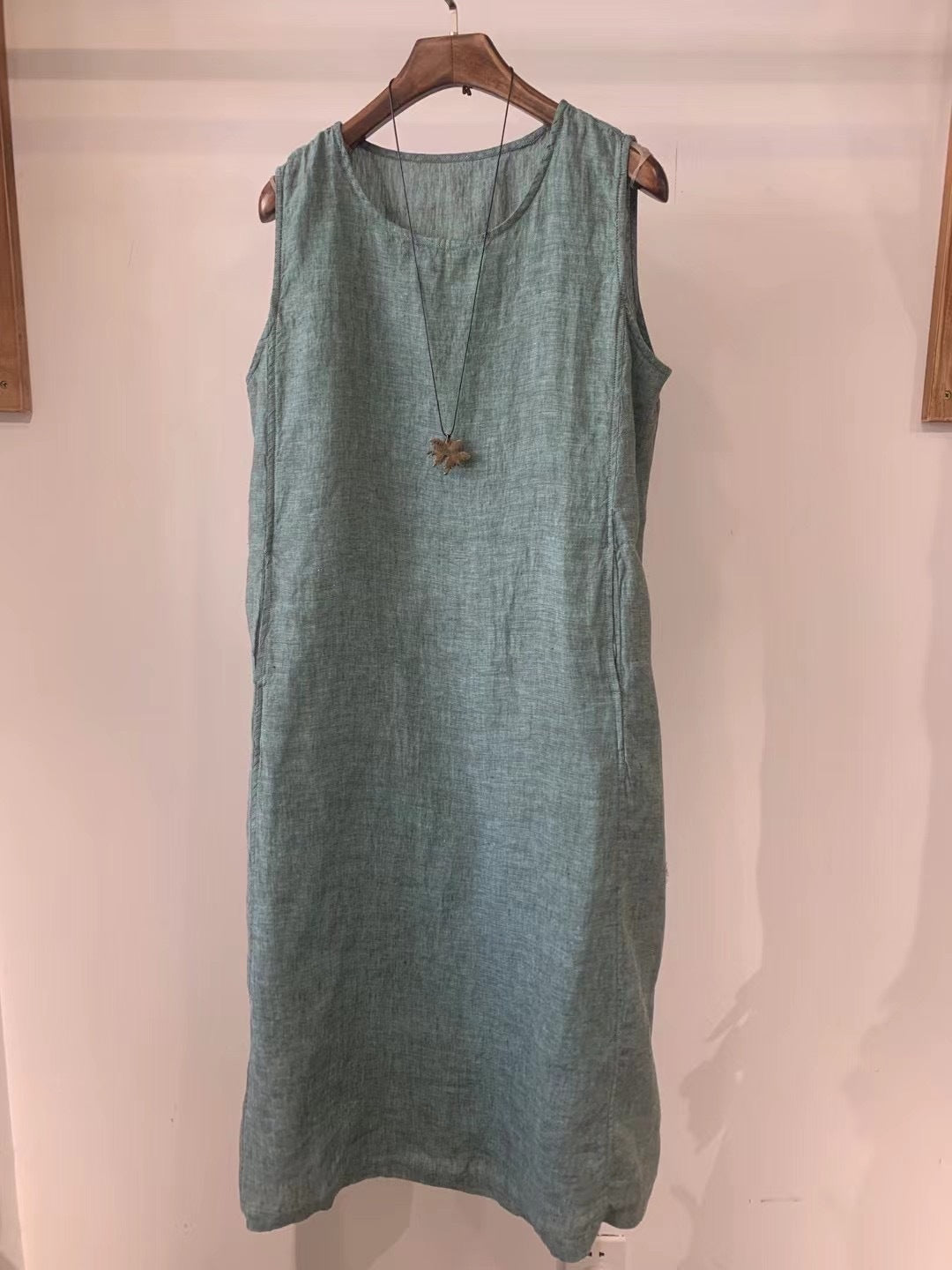 Femme Relaxed Fit Linned Shift Kjole Stilla