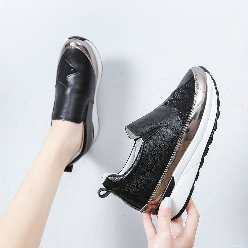 Dame Slip-On Fashion Sneakers med moderne stjerne-design og komfortabel dæmpning Stilla