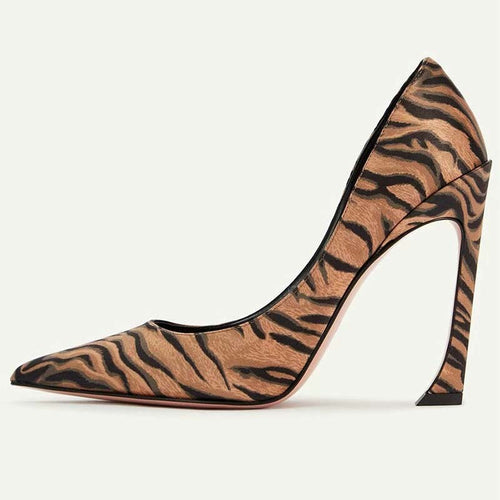 Femme Elegante Spids-Tå Stiletto Hæle Stilla
