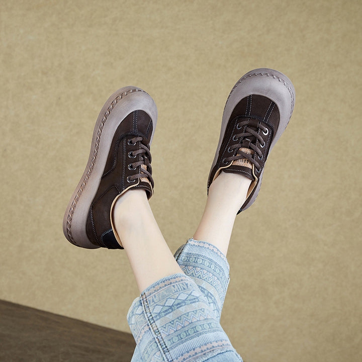 Herrer Casual Luxe Platform Sneakers Stilla