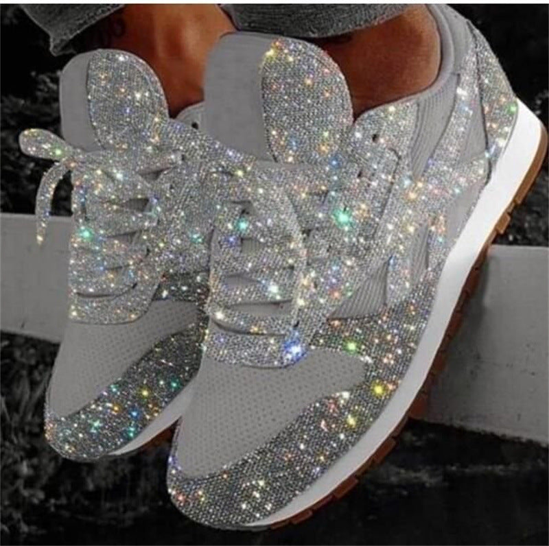 Damer Glitrende Sneakers med åndbart mesh-overmateriale Stilla